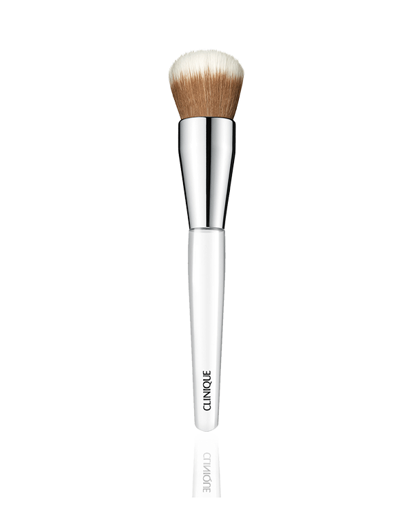 Foundation Buff Brush, Versatile brush can be used with all Clinique liquid, powder, cream and stick foundations to buff and blend to perfection.Versatile brush can be used with all Clinique liquid, powder, cream and stick foundations to buff and blend to perfection.